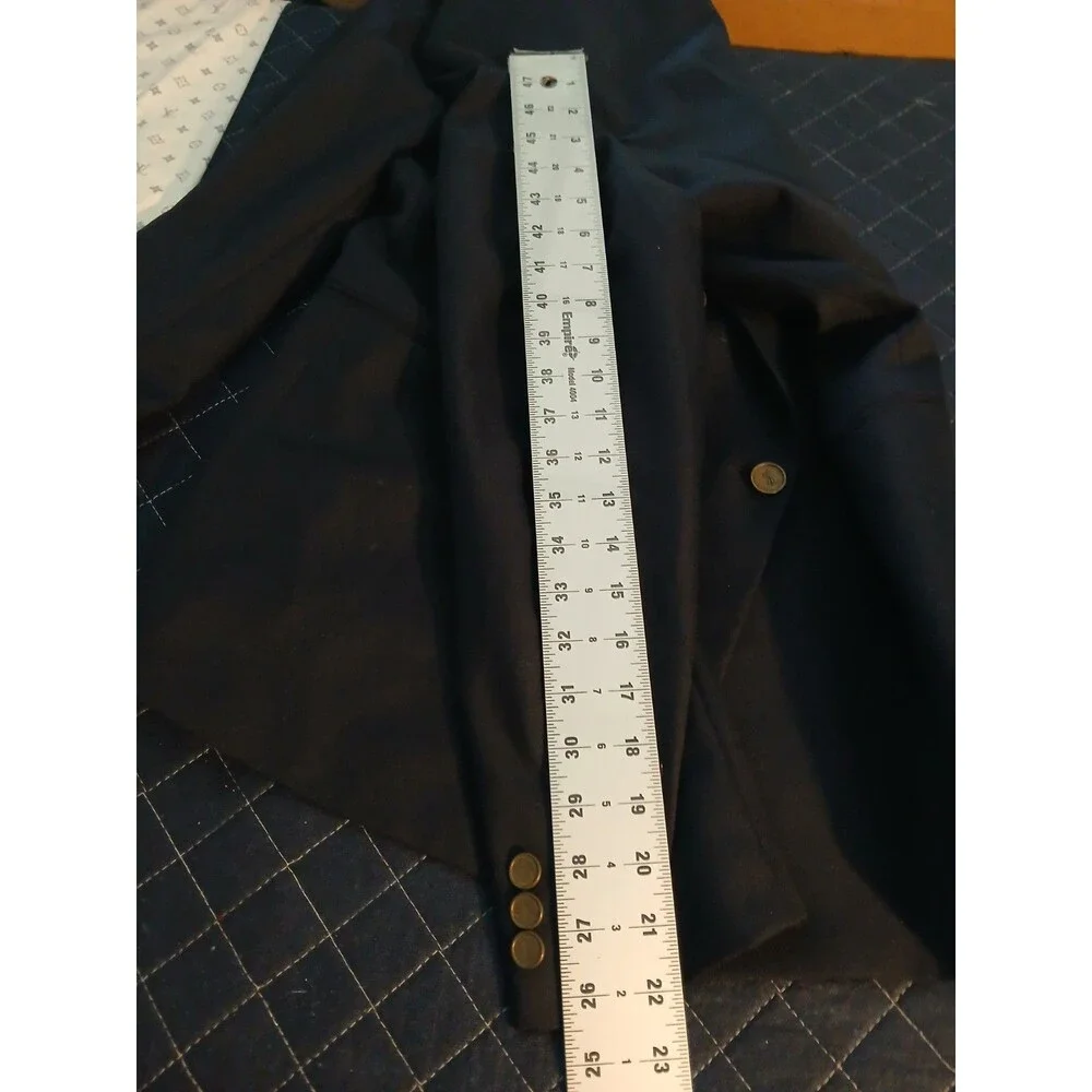 VTG 90s Yves Saint Laurent Men's Charcoal Blazer 40R